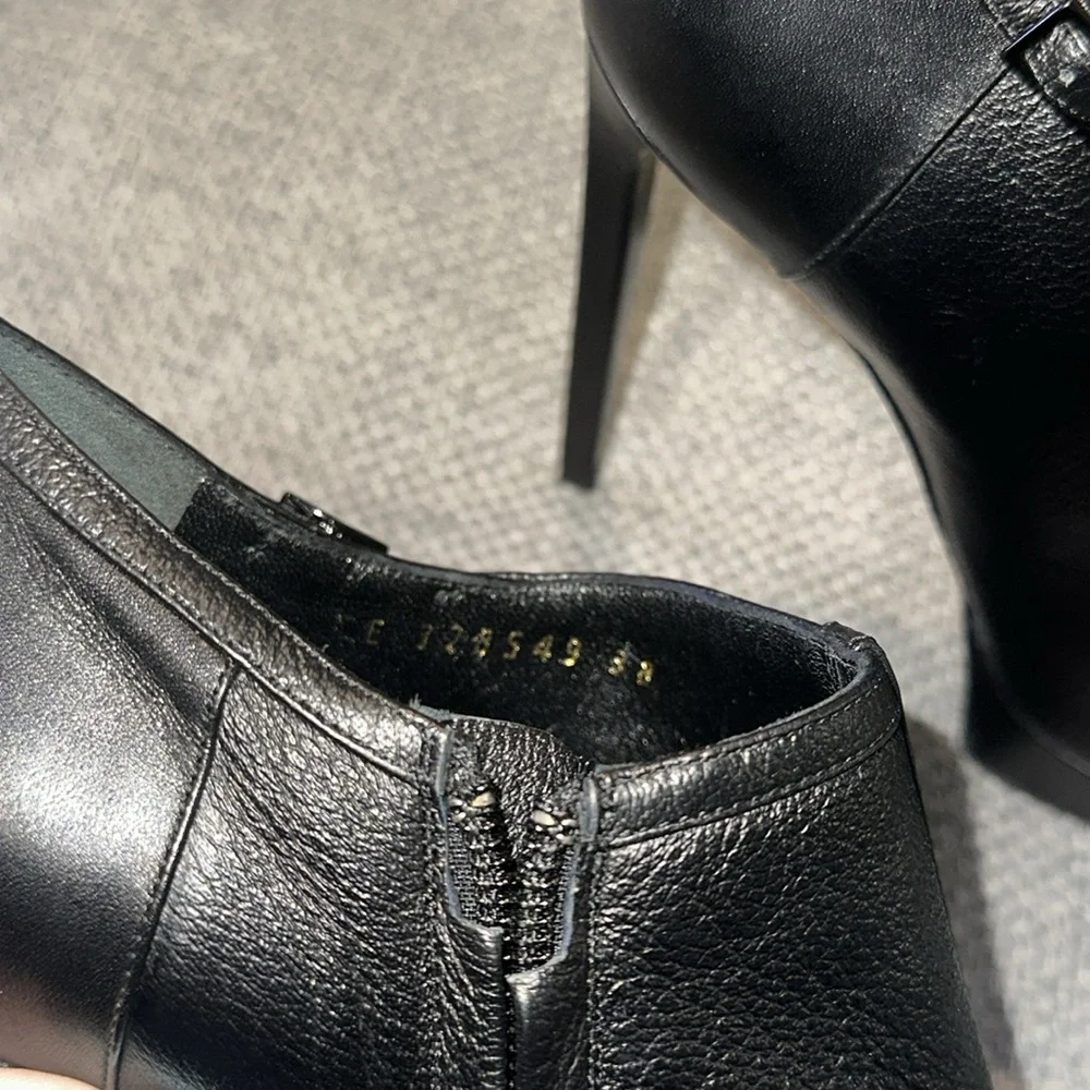 MOVING SALE Saint Laurent Janis Studded Blank Studded Ankle Boot - Picture 13 of 15